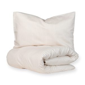 Quax Natural peuterdekbedovertrek – 100×135 – Stripes