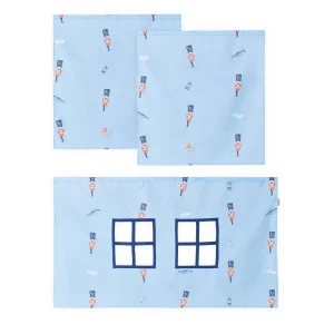 Hoppekids Tin Soldier Gordijn – halfhoog bed 70×160