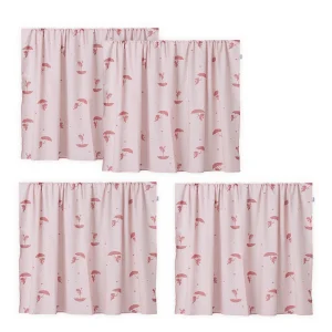 Hoppekids Ole Lukoie gordijn – verhoogde halfhoogslaper, Rood 70×160, 90×200