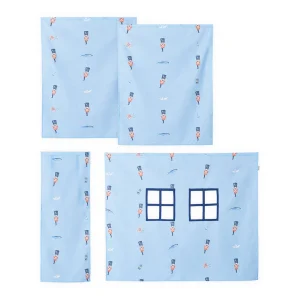 Hoppekids Tin Soldier Gordijn verhoogde halfhoogslaper 90×200