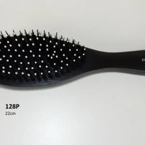 Haarborstel met pin zwart 22x6cm