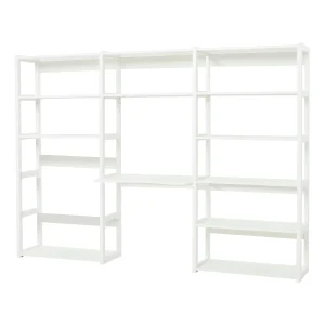 Hoppekids Storey boekenkast met bureau – 12 legplanken – 80 cm