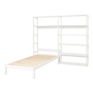 Hoppekids Storey bed 90×200 met boekenkast – 8 legplanken
