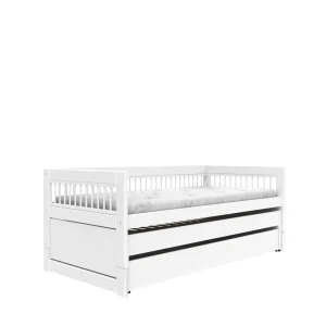 Lifetime breeze kajuitbed met logeerbed en opberglade 90×200 wit