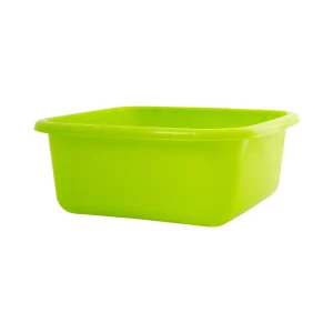 Afwasbak vierkant 12L 36x36x14,5cm, in blauw, groen, grijs of roze