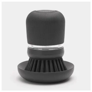 Brabantia Sink side afwasborstel met zeepreservoir dark grey