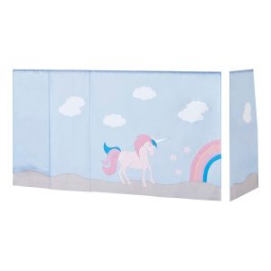 Hoppekids Unicorn gordijn – verhoogde halfhoogslaper 90×200