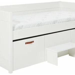 Cool Kids kajuitbed met 2 opbergboxen en opstapje 90×200