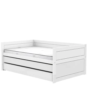 Lifetime Original kajuitbed met logeerbed en bedlade 120×200 – wit