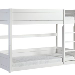 Lifetime laag stapelbed 90×200 wit