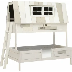 Lifetime stapelbed Hangout 90/120×200 whitewash