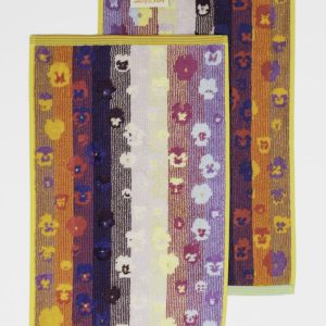 Foekje Fleur pansy guest towel set van twee #54