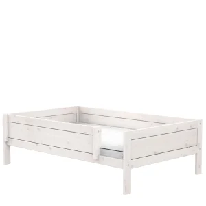 Lifetime Original bedbank met 3/4 uitvalbeschermer 120×200 – whitewash