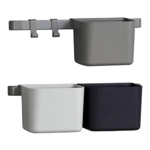 Leander organizers kort – 3 bakjes – Dusty Grey