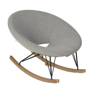 Quax Rocking schommelstoel O adult deluxe sand grey