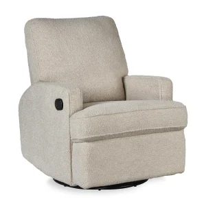 Quax Swivel & Gliding Electric Recliner – teddy taupe