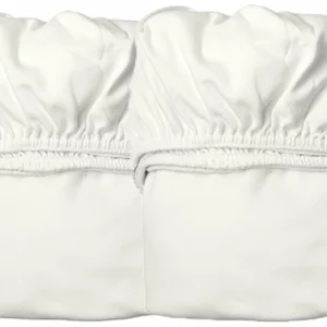 Leander Classic hoeslakens voor wieg – 2 stuks wit
