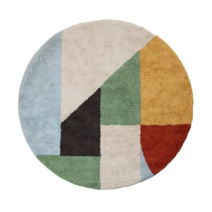 Lifetime rond vloerkleed getuft – Olympic Dreams