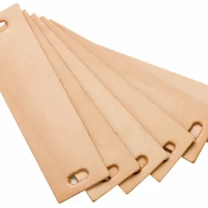 Leander handgrepen natuurlijk leer – 6 stuks