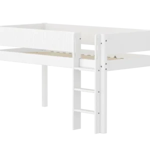 Flexa White Halfhoogslaper m. rechte ladder – Grooves