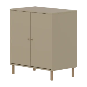 Flexa Saga kastje met eiken knoppen en poten – Oat