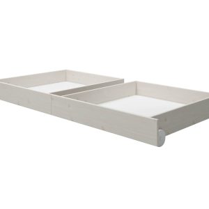 Flexa Classic twee opberglades whitewash