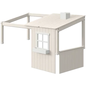 Flexa Classic 1/2 classic huisbed onderdelen whitewash / wit