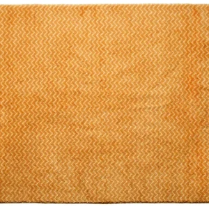 Lifetime vloerkleed zigzag oker