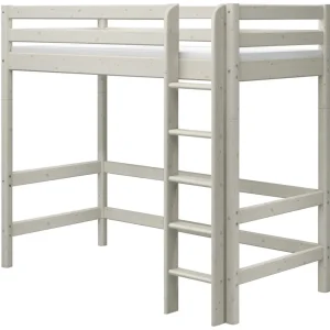 Flexa Classic hoogslaper met rechte ladder 90×200 whitewash