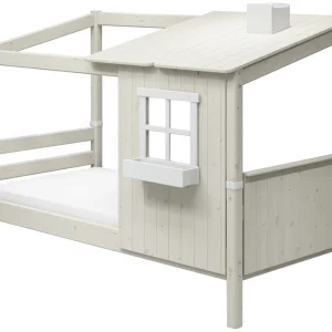 Flexa Classic 1/2 huisbed 90×200 whitewash