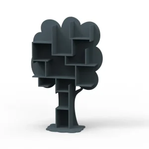 Mathy by Bols Louane boom boekenkast – basalt grijs