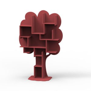 Mathy by Bols Louane boom boekenkast – marsala