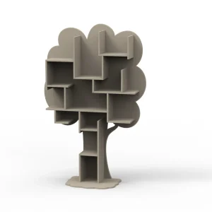 Mathy by Bols Louane boom boekenkast – taupe