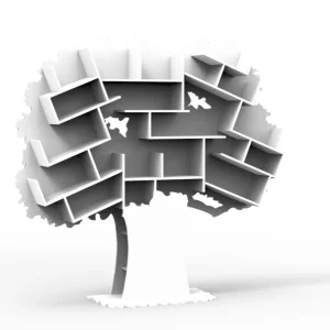 Mathy by Bols Tess grote boom boekenkast – wit