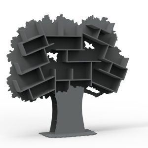 Mathy by Bols Tess grote boom boekenkast – basalt grijs