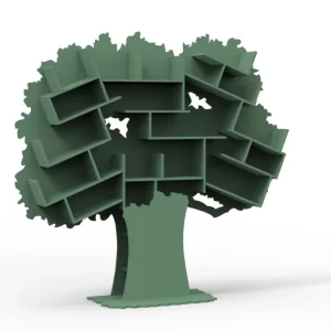 Mathy by Bols Tess grote boom boekenkast – jungle groen