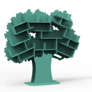 Mathy by Bols Tess grote boom boekenkast – licht groen