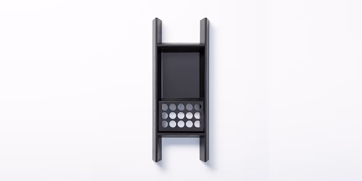 B DUTCH lade verdeler met make-up inleg elelement ‘VERNO’ zwart