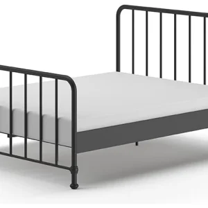 Vipack Bronxx tweepersoonsbed 160×200 mat zwart