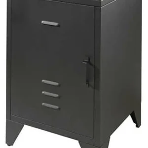 Vipack Bronxx nachtkastje Zwart