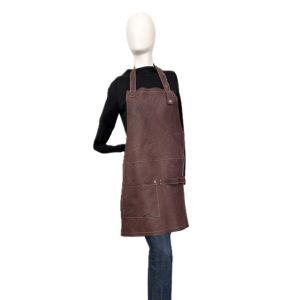 By Zitiz schort leer aubergine