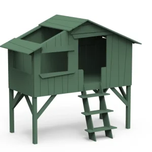 Mathy by Bols boomhut halfhoogslaper 90×190 – jungle groen