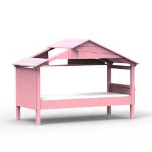 Mathy by Bols Star boomhut bed 90×200 – zeer licht roze