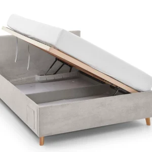 Meise Möbel Kofferbed Cool – 140×200 – Beige ribstof