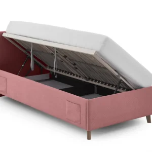 Meise Möbel kofferbed Cool – 90×200 – Roze ribstof