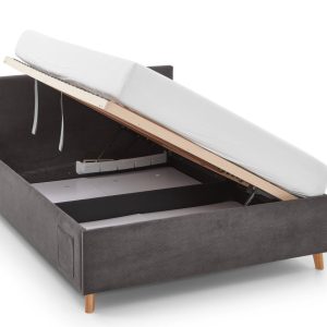 Meise Möbel Kofferbed Cool – 140×200 – Grijs ribstof