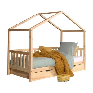 Vipack Dallas huisbed MH met bedlade – natuur
