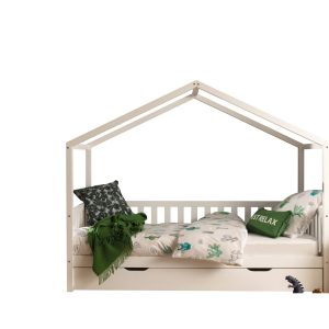 Vipack Dallas huisbed MH met bedlade – wit