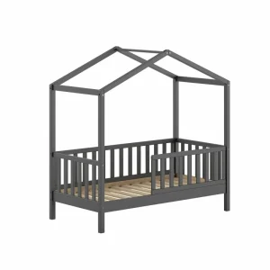 Vipack Dallas juniorbed 70×140 – antraciet