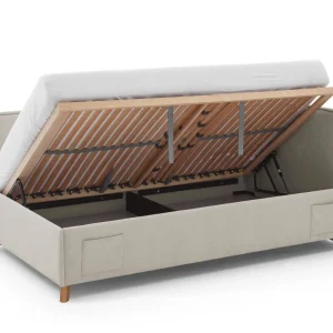 Meise Möbel Kofferbed met rugleuning Fun – 90×200 – Beige
